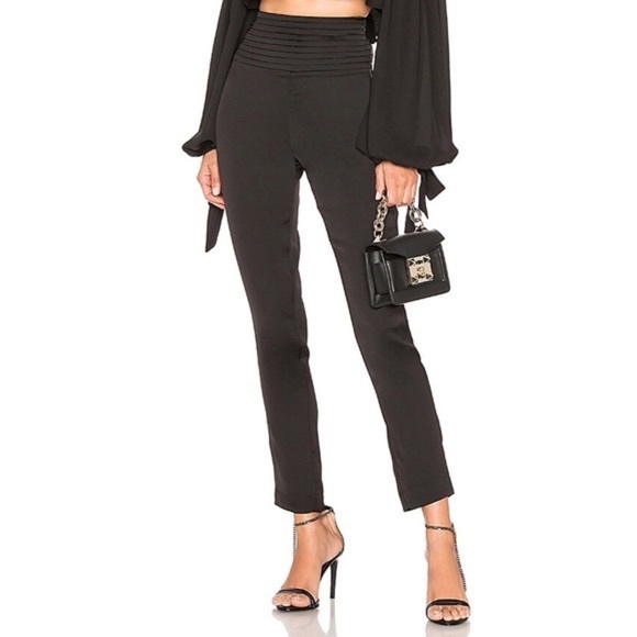 Chrissy Teigen x REVOLVE Wat Phra Pant in Black - Picture 1 of 6